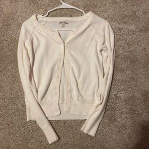 Off white cardigan sweater